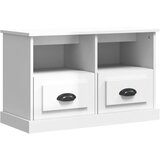 Maison Chic TV omarica - TV stojalo - Televizijska omarica visok sijaj bela 80x35x50 cm inženirski les, (21700936) Cene