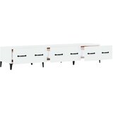 TV omarica visok sijaj bela 150x34,5x30 cm inženirski les, (20732890) | Shoptok.si