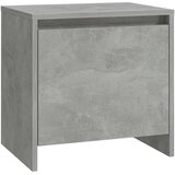 vidaXL Nočna omarica betonsko siva 45x34x44,5 cm iverna plošča | Shoptok.si