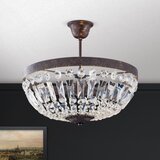 Orion DL 7-487/3 - kristalni luster na šipci ARILA 3xE14/40W/230V prečnik 40 cm smeđa/patina | Eponuda.com