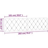  Jastuk za uzglavlje plavi 200 cm baršunasti | shoptok.hr