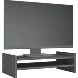  Za monitor sivi 50 x 27 x 15 cm od masivne borovine | shoptok.hr
