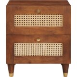 vidaXL Noćni ormarići s ladicama 40 x 33.5 x 46 cm | shoptok.hr
