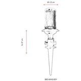 Opviq Vanjska zidna lampa BBO-68162-BSY, 47 cm, IP65, E27, Crna | Eponuda.ba