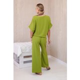Kesi Włoski Women's blouse + trousers set - olive | Eponuda.ba
