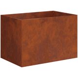  Vrtna saksija 2 kom. Rđa 60 x 40 x 40 cm Otporni čelik | shoptok.hr