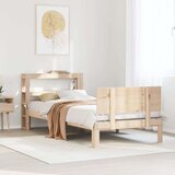  Okvir kreveta s uzglavljem 75x190 cm od borovine | shoptok.hr