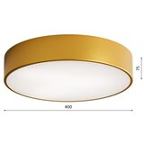  plafonsko svetlo sa senzorom cleo 3xE27/24W/230V prečnik 40 cm zlatna | Eponuda.com