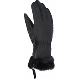 Viking MERIS Ženske skijaške rukavice, crna, veličina