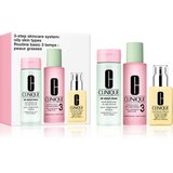 Clinique 3 Steps Skincare Systeme Oily Skin Types poklon set za masnu kožu Cijene
