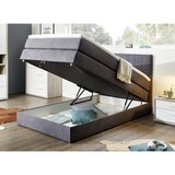 XORA POSTELJA BOXSPRING 120 cm x 200 cm , tekstil antracit | Shoptok.si