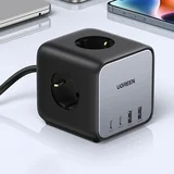 kocka 65w usb usb c + 3 x ac utičnica crna (cd268) ( 60113 )
