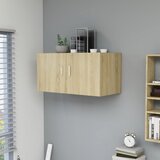 vidaXL Stenska omarica sonoma hrast 80x39x40 cm iverna plošča Cene
