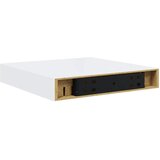  Plutajuće zidne police 2 kom sjajne bijele 23x23,5x3,8 cm MDF | shoptok.hr