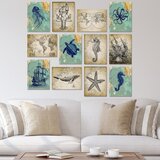 Wallity 12MDF07 multicolor decorative mdf painting (12 pieces) Cene