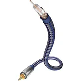Composite Cinch video priključni kabel [1x moški cinch konektor - 1x moški cinch konektor] 3.00 m modra\, srebrna Priključni kabel \, moški cinch konektor/moški cinch kone, (20431700)