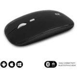 Subblim Raton Dual Flat Mouse Black Refargeble, (21279853)