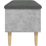  Klupa za pohranu boja betona 102x42x46 cm konstruirano drvo | shoptok.hr