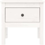  Bočni stolići 2 kom bijeli 50x50x49 cm od masivne borovine | shoptok.hr