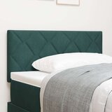 vidaXL Naslon za glavu Dizajn Dijamantnih Blokova Tamno Zelena 90 cm Baršun | shoptok.hr