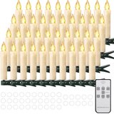 CIBNEW set 40 Brezžičnih LED božičnih svečk za jelko z daljinskim upravljalnikom Cene