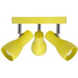 Candellux Lighting gorčično rumena stropna svetilka s kovinskim senčilom 29x29 cm picardo | Shoptok.si