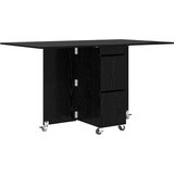  Jedilna miza 2 pcs 140 x 80 x 77 cm Inženirski les Črni hrast, (5000268555) | Shoptok.si