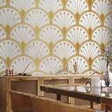  Foto tapeta - Gold and Marble Art Deco-inspired Pattern 490x350 Samoljepljiva | shoptok.hr