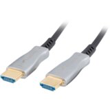 Lanberg HDMI CABLE M/M V2.0 10M OPTICAL AOC BLACK CA-HDMI-20FB-0100-BK | shoptok.hr