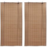  Rolete od bambusa 2 kom 150 x 220 cm smeđe u