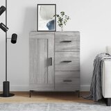 vidaXL Komoda siva sonoma 69,5x34x90 cm inženirski les | Shoptok.si
