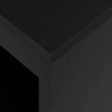 vidaXL Barski stol s policom crni 110 x 50 x 103 cm | shoptok.hr