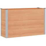 vidaXL Povišena gredica - Vrtna gredica Smeđa 150 x 50 x 91 cm WPC i aluminij - 150 x 50 x 91 cm Smeđa Cijene