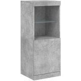 vidaXL Komoda s LED svjetlima siva boja betona 41x37x100 cm | shoptok.hr