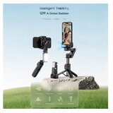  Tripod stabilizator Q19 smart AI sa selfie stickom i LED svetlom crni Cene
