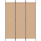  3-panelni pregradni zid Bež 150 x 200 cm Tkanina | shoptok.hr