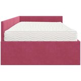  Kotni okvir postelje z matrico Drugo 2 pcs Zelena Žamet, (5000123235) | Shoptok.si