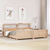 vidaXL Okvir kreveta bez madraca 200 x 200 cm od masivne borovine | shoptok.hr