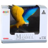  Figurica papige Ararauna Ara 7 cm - modra/rumena Slike
