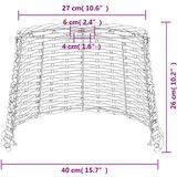  Sjenilo za stropnu svjetiljku bijelo Ø40x26 cm od pruća | shoptok.hr