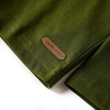  Dječja majica dugih rukava tamna kaki 116 | shoptok.hr