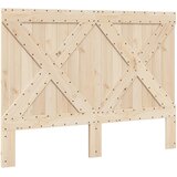  Okvir za krevet s uzglavljem sivi 160x200cm od masivne borovine | shoptok.hr