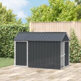 vidaXL Ptica Aviar Antracit 112x215x141 cm Jeklo | Shoptok.si