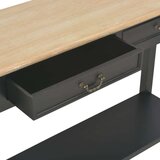  Konzolni stol crni 110 x 35 x 80 cm drveni | shoptok.hr