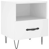 vidaXL Nočna omarica 2 kosa bela 40x35x47,5 cm inženirski les | Shoptok.si