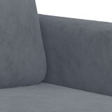 vidaXL Trosed temno siv 180 cm žamet | Shoptok.si