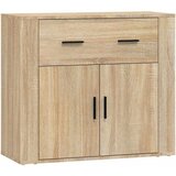  Komoda boja hrasta sonome 80 x 33 x 70 cm od konstruiranog drva Bež | shoptok.hr