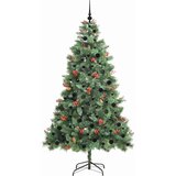  Umjetno božićno drvce 300 LED lampica Topla bijela PVC i metal | shoptok.hr