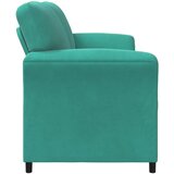 SOFA za 3 osobe Tirkizna 198 x 83 x 95 cm Baršun | shoptok.hr