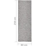  tepih ravnog tkanja 80 x 250 cm smeđe-plava | Eponuda.com